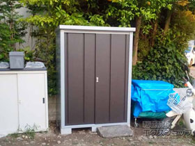 の物置・屋外倉庫 ロータス LSmini-1307 一般型 1320×700×1400 LSmini-1307-CB 施工例