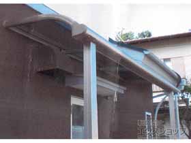 のテラス屋根 プレシオステラス R型 テラスタイプ 単体 積雪〜20cm対応 施工例