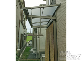 のテラス屋根 スピーネ F型 ルーフタイプ 単体 積雪〜20cm対応 施工例