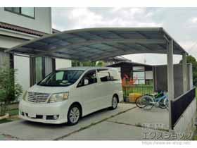 のカーポート ネスカR (ラウンドスタイル) ワイド 積雪〜20cm対応 施工例