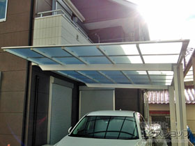 のカーポート ネスカF (フラットスタイル) 積雪〜20cm対応 施工例