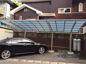 のカーポート レイナポートグラン 延長　積雪〜20cm対応 施工例