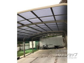 のカーポート テールポートシグマIII ワイド 積雪〜20cm対応 *縦連棟用 施工例