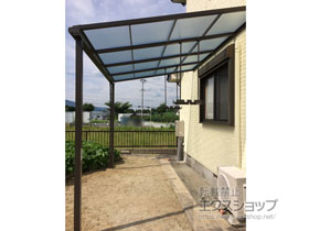 のテラス屋根 スピーネ F型 テラスタイプ 単体 積雪〜20cm対応 施工例