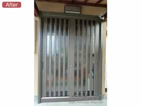 の玄関ドア リシェント玄関引戸 SG仕様 2枚建戸 ランマ無 55型(縦通し) 施工例