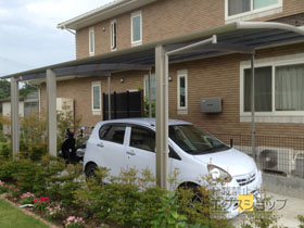 のカーポート レイナポートグラン 延長　積雪〜20cm対応 施工例