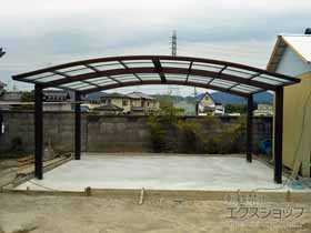 のカーポート プレシオスポート ワイド 積雪〜20cm対応 施工例