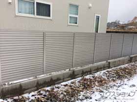 のフェンス・柵 プレスタフェンス5型 フリーポールタイプ 施工例