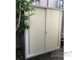 の物置・屋外倉庫 シンプリー 一般型 MJX-179EP FW MJX-179EP-FW 施工例