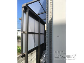 の スピーネストックヤードF型 パネルタイプ スクリーン仕様 積雪〜20cm対応 施工例