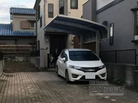 Value Selectのカーポート プレシオスポート アルファ 積雪〜20cm対応 施工例