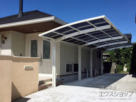 のカーポート レイナポートグラン 縦連棟　積雪〜20cm対応 施工例