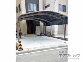 のカーポート テールポートシグマIII 延長 M合掌 積雪〜20cm対応 施工例