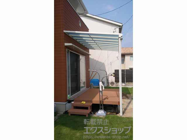 のテラス屋根 ヴェクターテラス F型 テラスタイプ 単体 積雪〜20cm対応 施工例