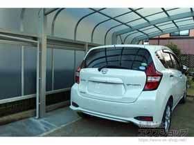 のカーポート レイナキャップポートグラン　延長 施工例