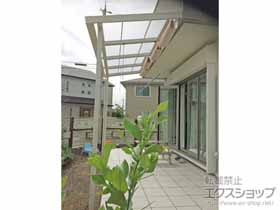 のテラス屋根 シュエット テラスタイプ シェード付き 単体 積雪〜20cm対応 施工例