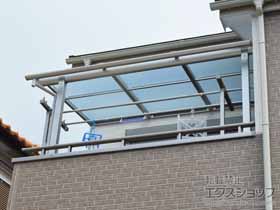 のバルコニー・ベランダ屋根 ヴェクターテラス R型 屋根タイプ 単体 積雪〜20cm対応 施工例