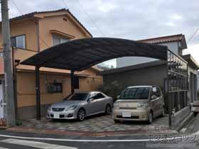 のカーポート リベルポートシグマIII 3台用 積雪〜20cm対応 施工例