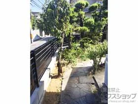 Value Selectのフェンス・柵・塀 モクアルフェンス 横板タイプ 自由柱 施工例