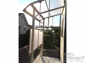 のテラス屋根 ヴェクターテラス R型 テラスタイプ 単体 積雪〜20cm対応 施工例