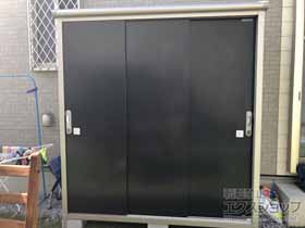 の物置・屋外倉庫 エスモ 一般型 1797×650×1959 ESE-1806A-SM 施工例