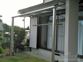 のテラス屋根 ヴェクターテラス F型 テラスタイプ 単体 積雪〜20cm対応 施工例