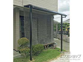 のテラス屋根 プレシオステラス R型 テラスタイプ 単体 積雪〜20cm対応 施工例