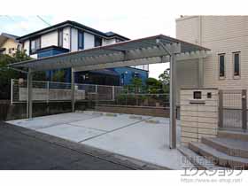 のカーポート エフルージュ トリプル50 マテリアルカラー 積雪〜50cm対応 施工例