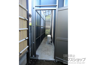 のストックヤード ストックヤードII 片側ドア付きタイプ 積雪〜20cm対応 施工例