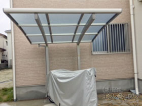 のサイクルポート・駐輪場 レイナポートグランミニ 積雪〜20cm対応 施工例