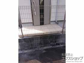 のフェンス・柵 ニュー・プロメッシュ 1F型 自由支柱タイプ 施工例