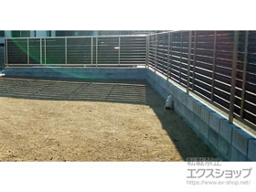 のフェンス・柵 セレビューフェンスRP3型 自在柱式 施工例