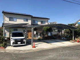 YKKAPのカーポート レイナトリプルポートグラン　積雪～20cm対応 施工例