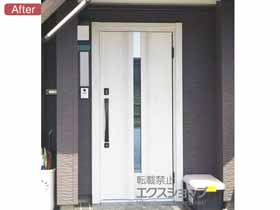 の玄関ドア ノバリス玄関ドア A26型 断熱K2仕様 ランマ無 片開きドア 施工例