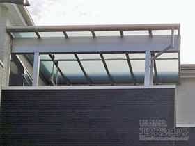 のバルコニー・ベランダ屋根 ヴェクターテラス F型 1500 屋根タイプ 単体 積雪〜50cm対応 施工例