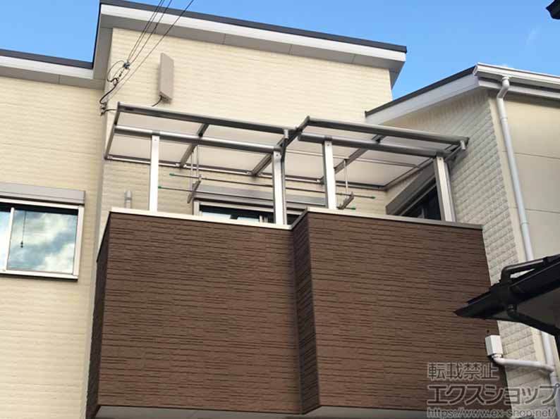 のバルコニー・ベランダ屋根 ヴェクターテラス F型 屋根タイプ 単体 積雪〜20cm対応 施工例