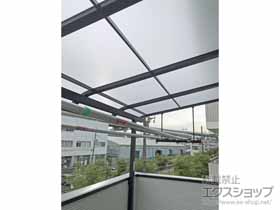 のバルコニー・ベランダ屋根 スピーネ R型 屋根タイプ 単体 積雪〜20cm対応 施工例