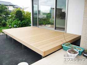 のウッドデッキ 樹ら楽ステージ 施工例