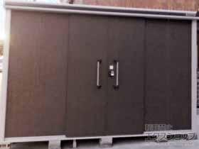 の物置・屋外倉庫 LMDS-3618H-DW エルモ 積雪型 3620×1870×2359 施工例