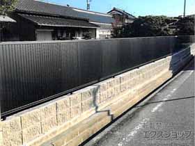 のフェンス・柵 プレスタフェンス6型 フリーポールタイプ 施工例