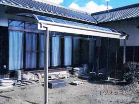 のテラス屋根 ヴェクターテラス R型 テラスタイプ 単体 積雪〜20cm対応 施工例