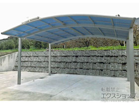 のカーポート プレシオスポート ワイド 積雪〜20cm対応 施工例