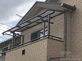 バルコニー屋根 ヴェクターテラス R型 屋根タイプ 単体 積雪〜20cm対応 施工例