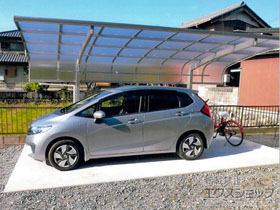 のカーポート レイナキャップポートグラン　積雪〜20cm対応 施工例