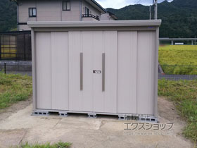 の物置・屋外倉庫 Mr.ストックマンダンディ 多雪型 ND-S2922-Y-W 施工例