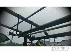 のバルコニー・ベランダ屋根 プレシオステラス R型 屋根タイプ 連棟 積雪〜20cm対応 施工例