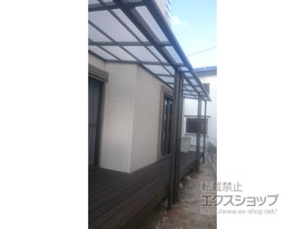 のテラス屋根 スピーネ F型 テラスタイプ 単体 積雪〜20cm対応 施工例