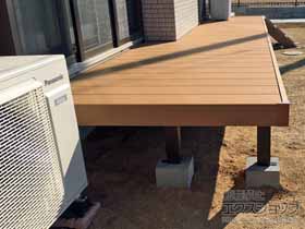 のウッドデッキ リウッドデッキ 200※L字納まり 施工例