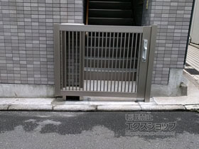 の門扉 アーキスライドB型 単色 片引き（13-10） 施工例