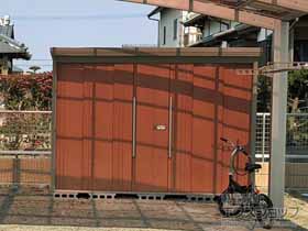 の物置・屋外倉庫 Mr.ストックマンダンディ 一般型 2900×1590×2110 ND-2915-Y-T 施工例